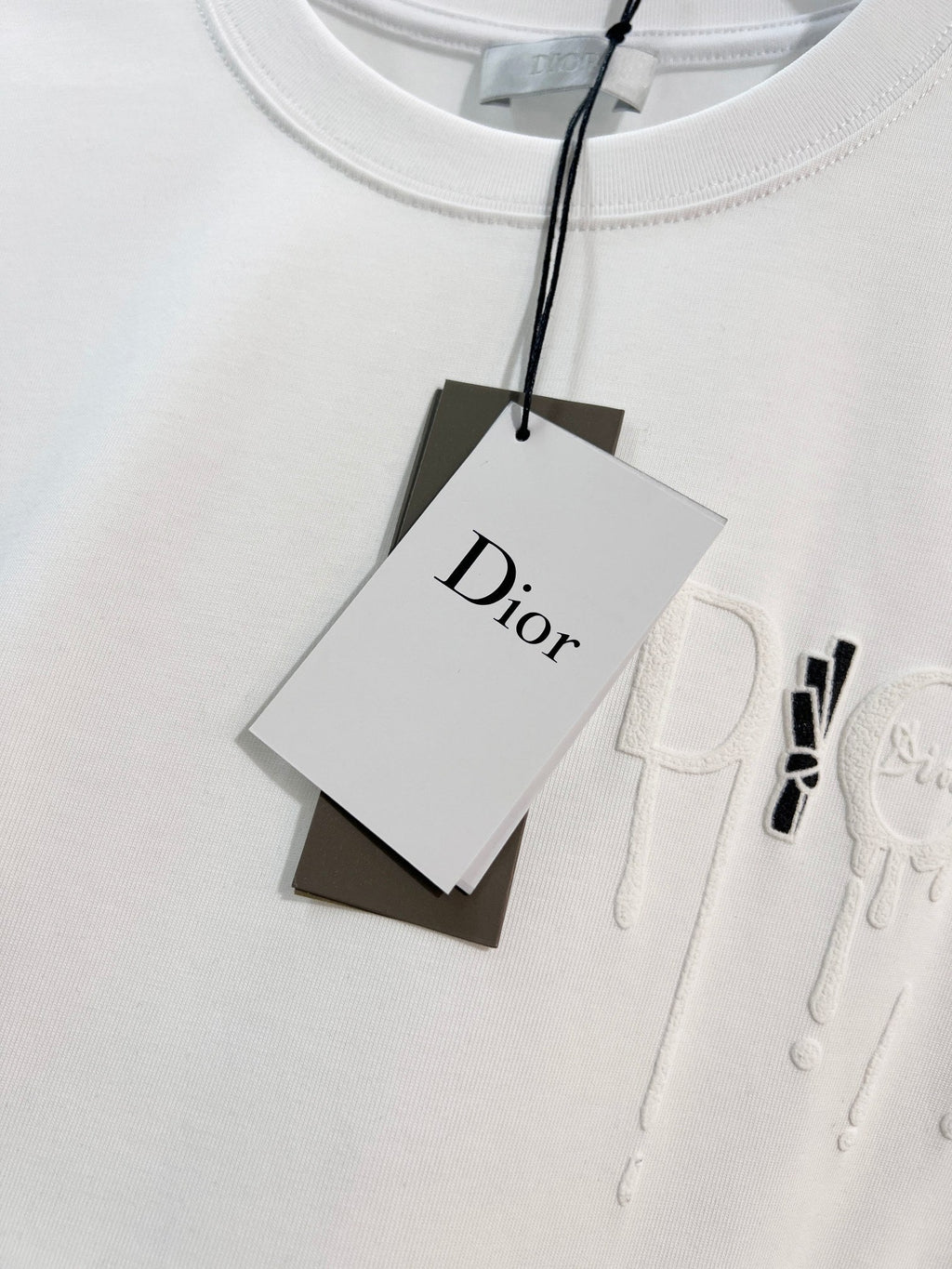 New snow velvet embroidered logo short sleeved shirt