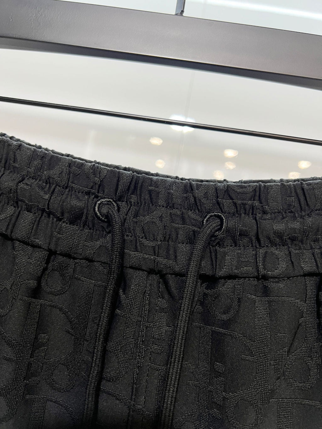 Full of floral letters, towel, jacquard casual shorts