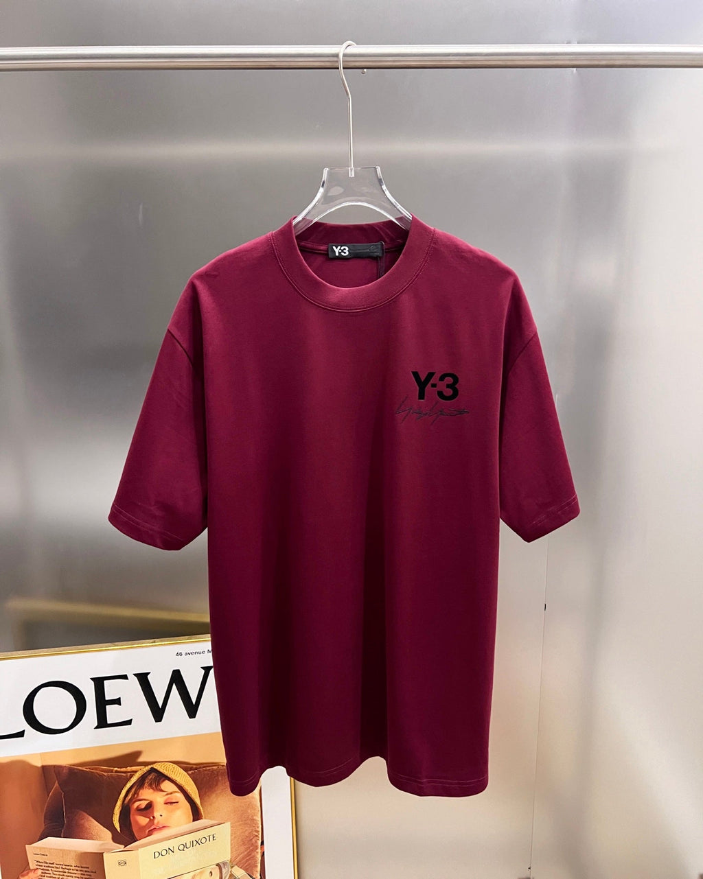 Signature letter 3D craft short sleeved T-shirt