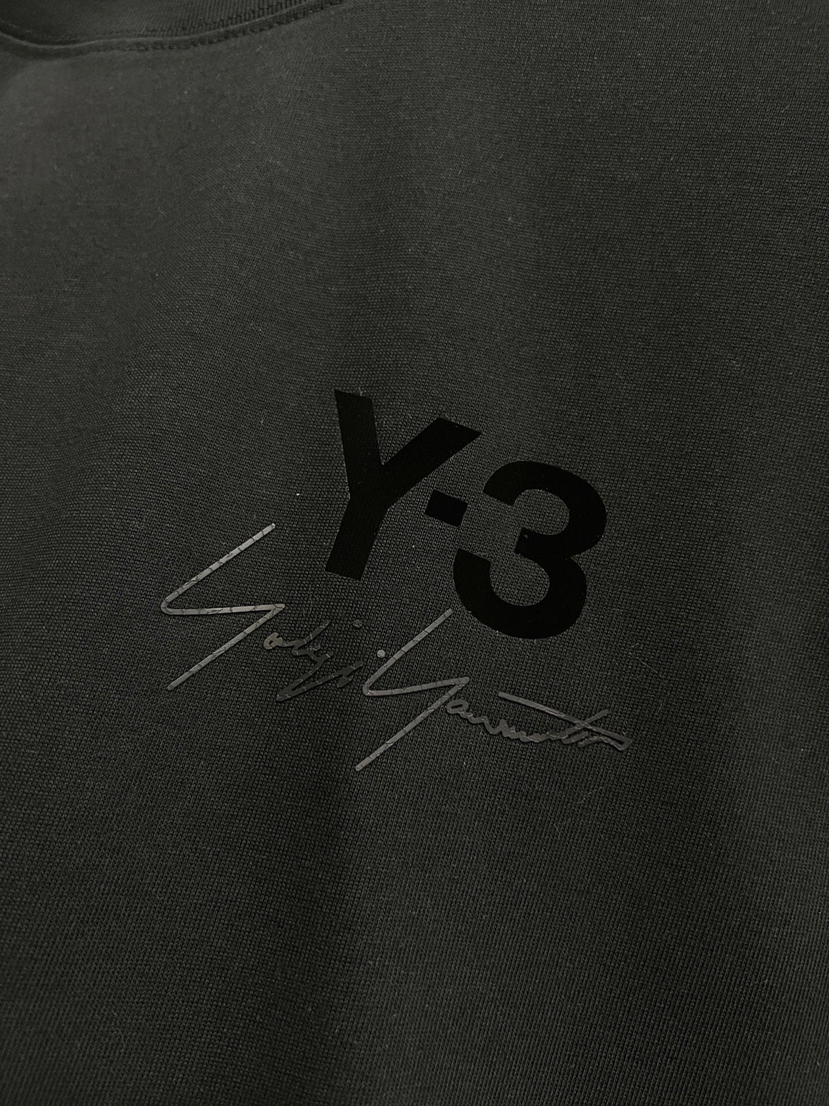 Signature letter 3D craft short sleeved T-shirt