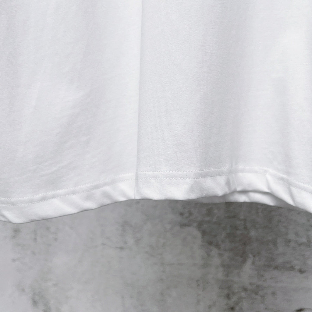 3M printed short sleeved T-shirt with letter embroidery