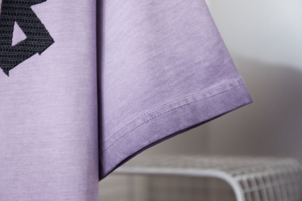 Letter towel short sleeved