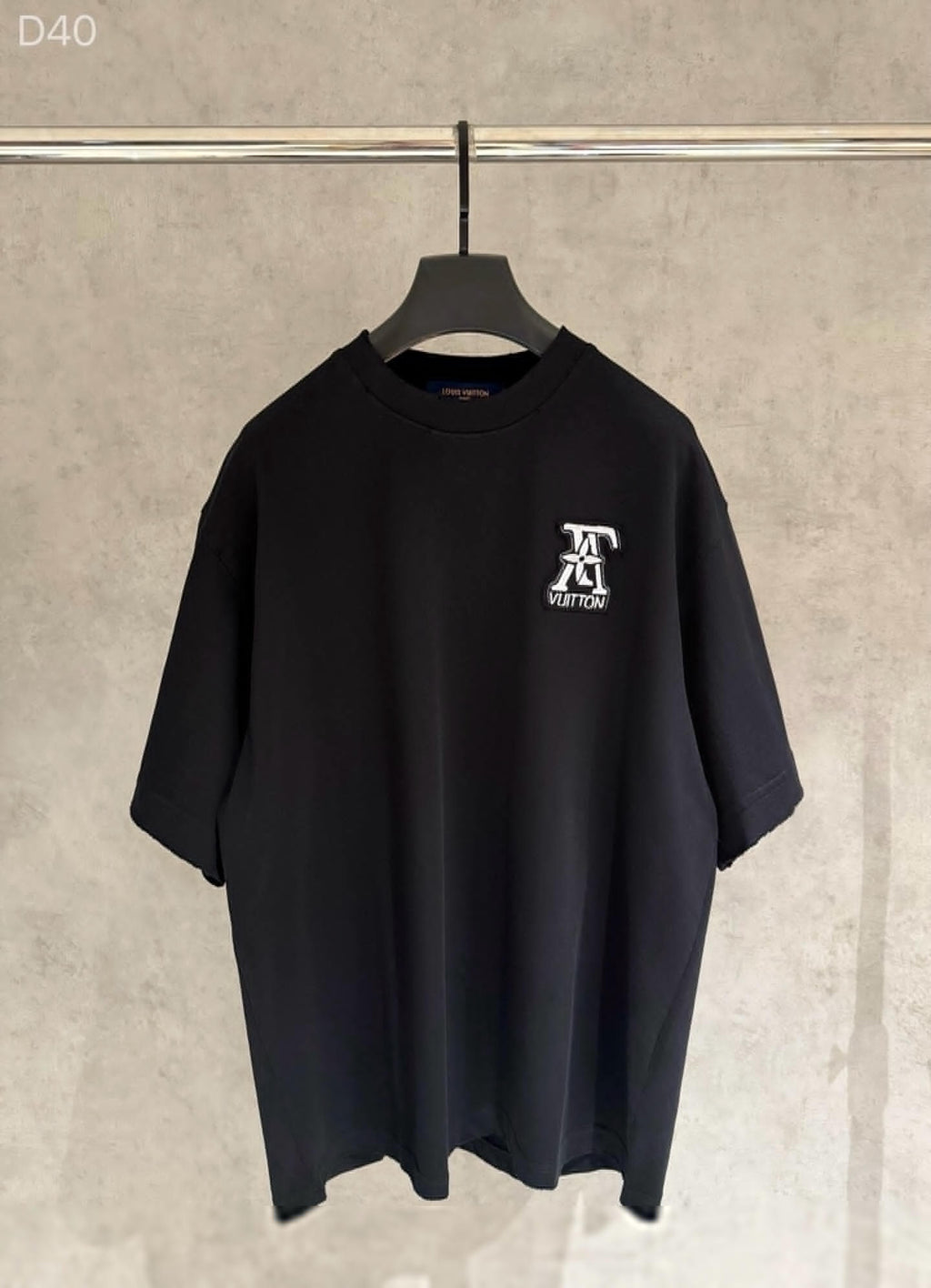 Vintage Letter Patch T Shirt