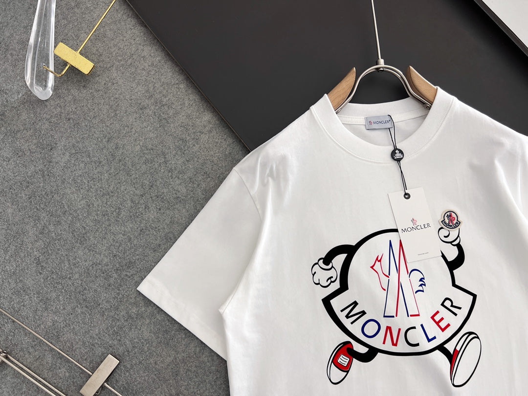 New round neck high-end pure cotton short sleeved T-shirt