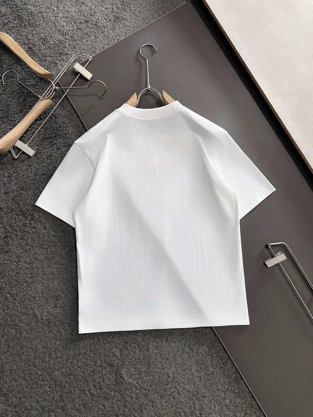 Summer new round neck pure cotton short sleeved T-shirt