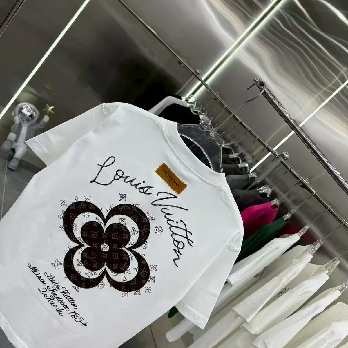 New jacquard short sleeved T-shirt