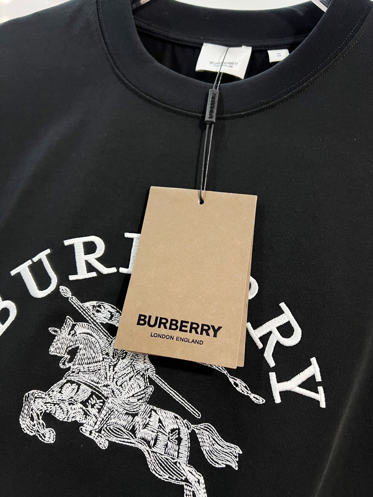 Embroidered T-shirt with 10000 stitches in front and back