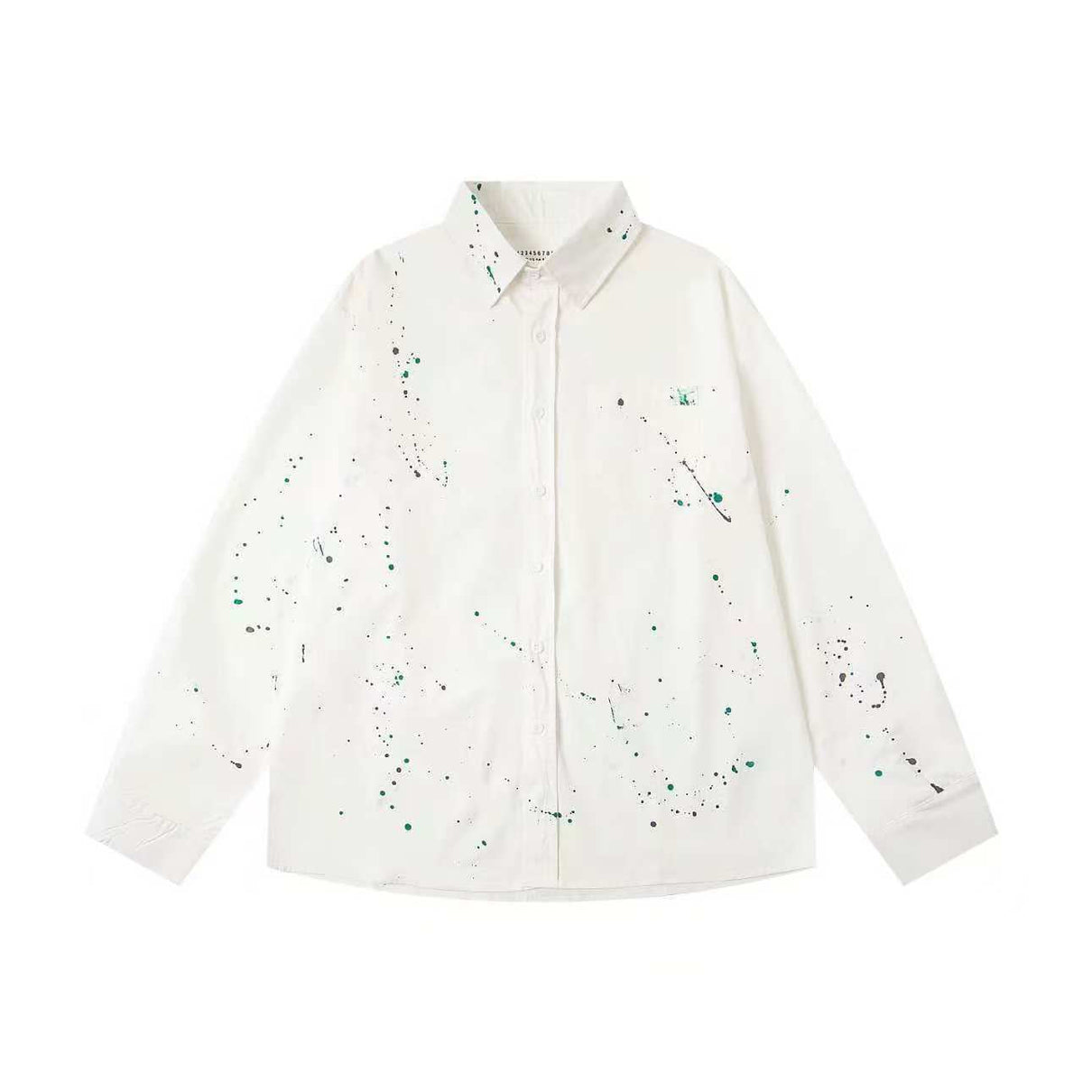 New splashed ink shirt