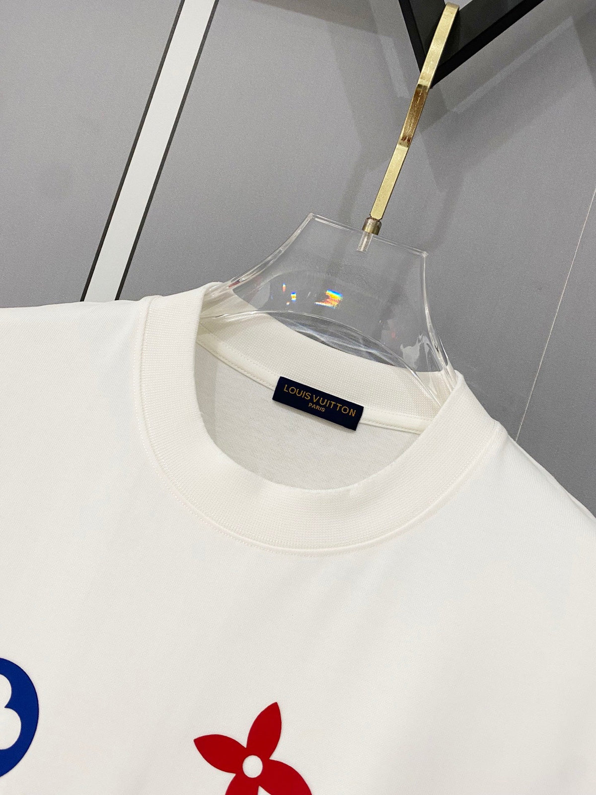 Classic letter printed pure cotton T-shirt -010