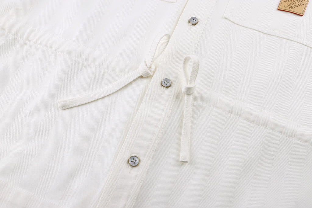 Identification jacquard jacket style shirt