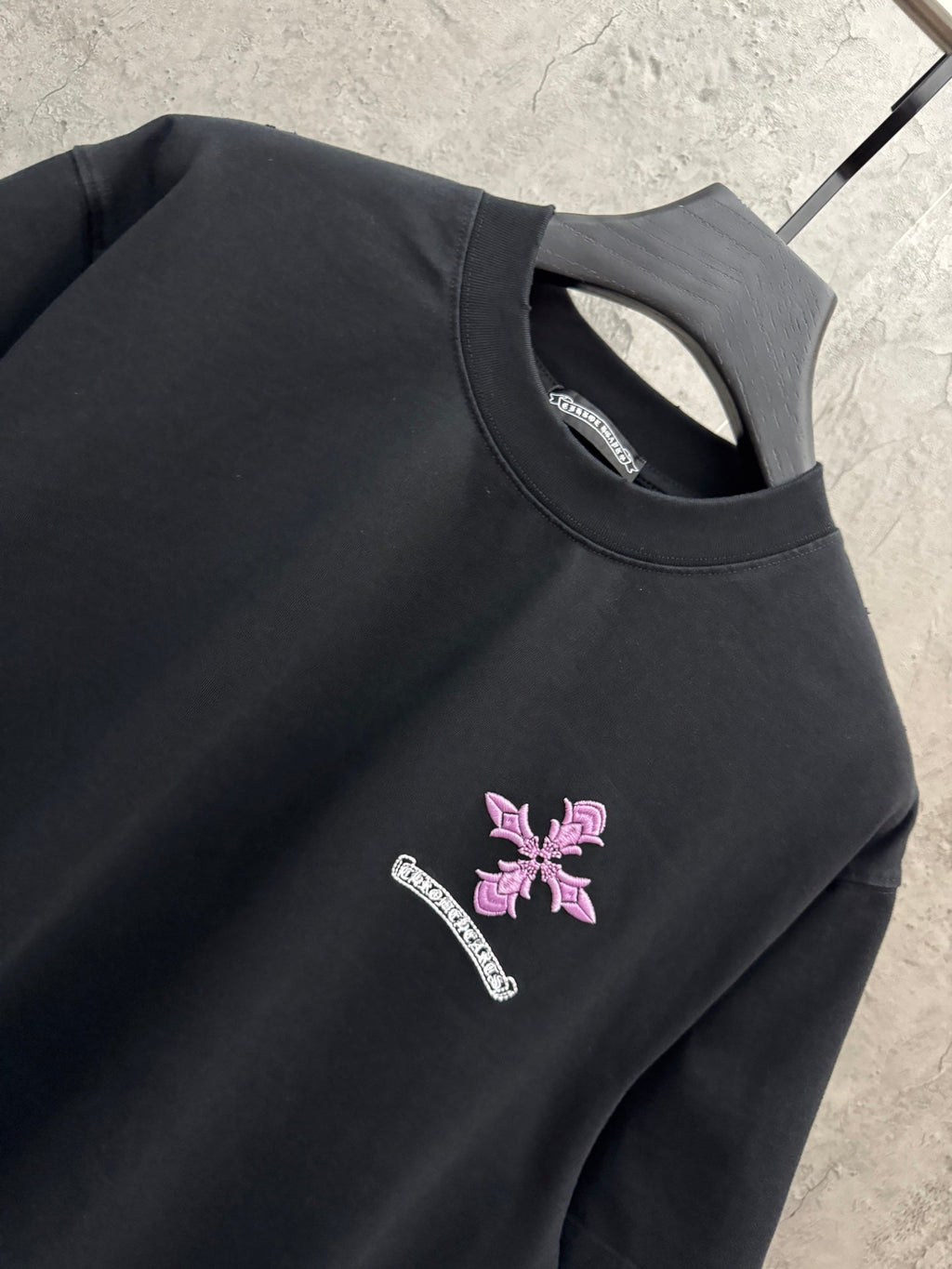 3D Embroidery UV Color Changing Short Sleeve