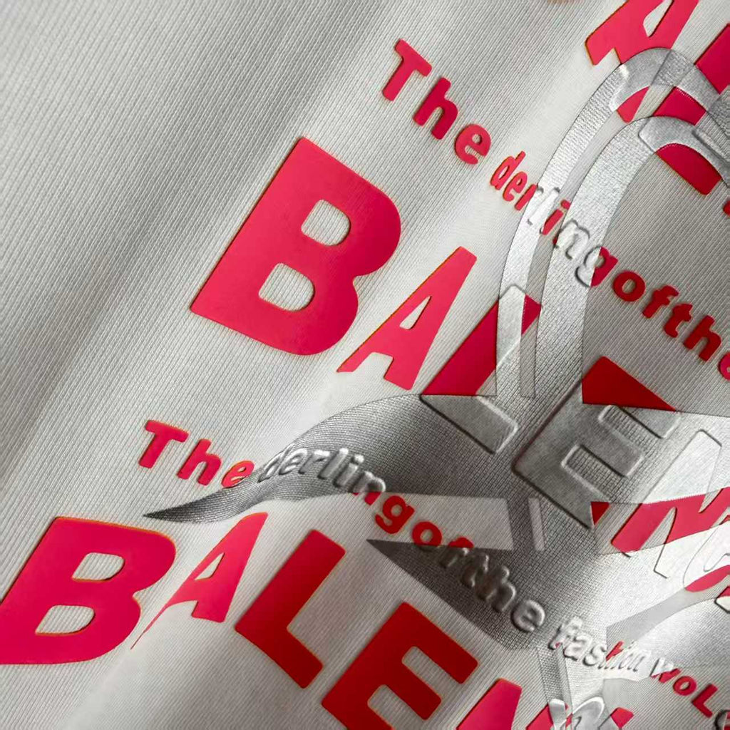 New hot stamping printed T-shirt