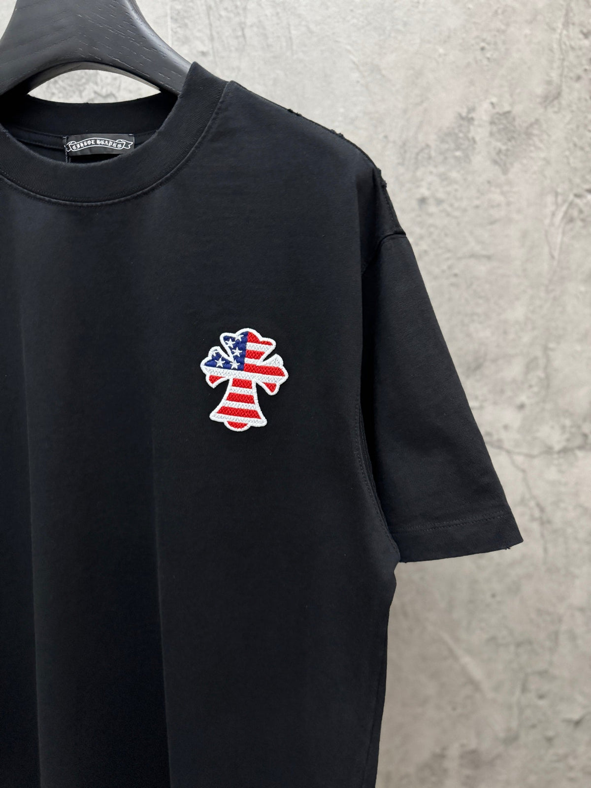 3D Hollow Embroidered Short Sleeve