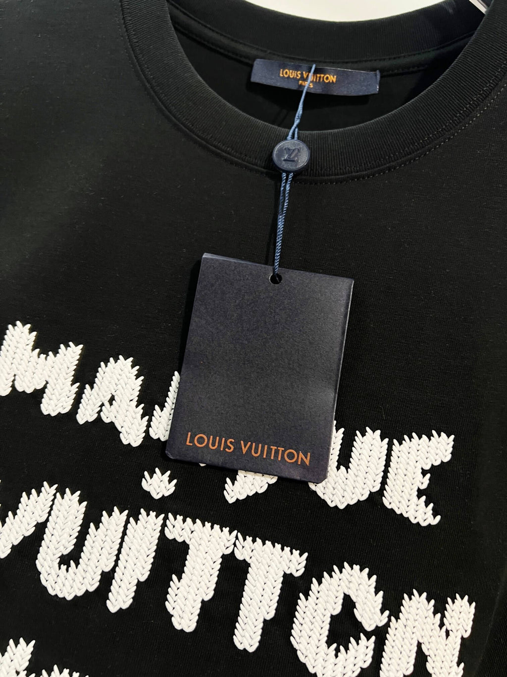 Heavy Embroidery Chest T-Shirt