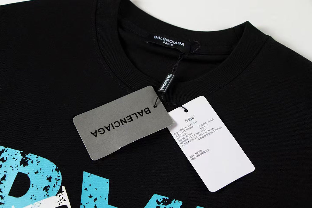 New letter printed short shirt
