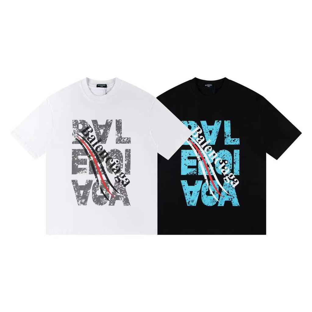 New letter printed short shirt