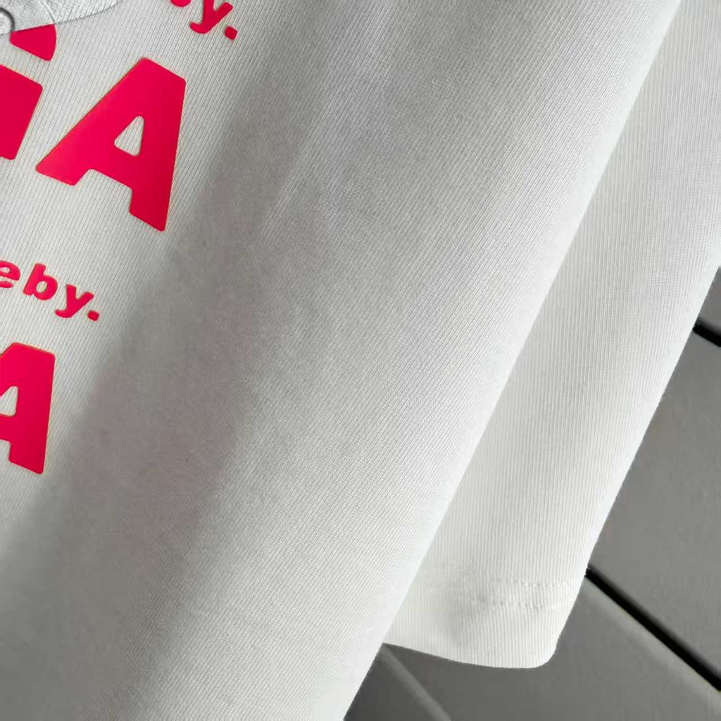 New hot stamping printed T-shirt