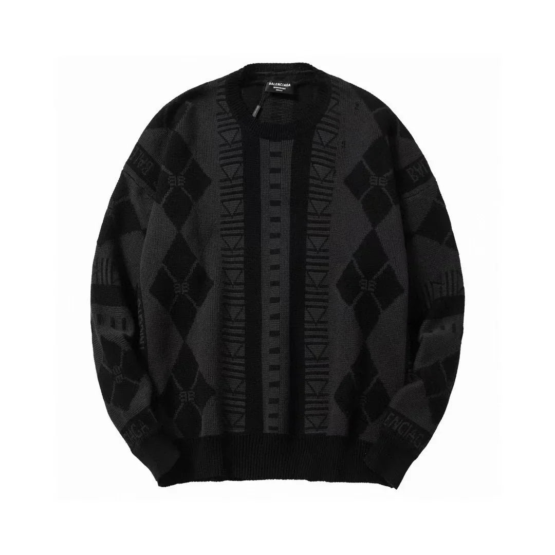 New geometric pattern sweater