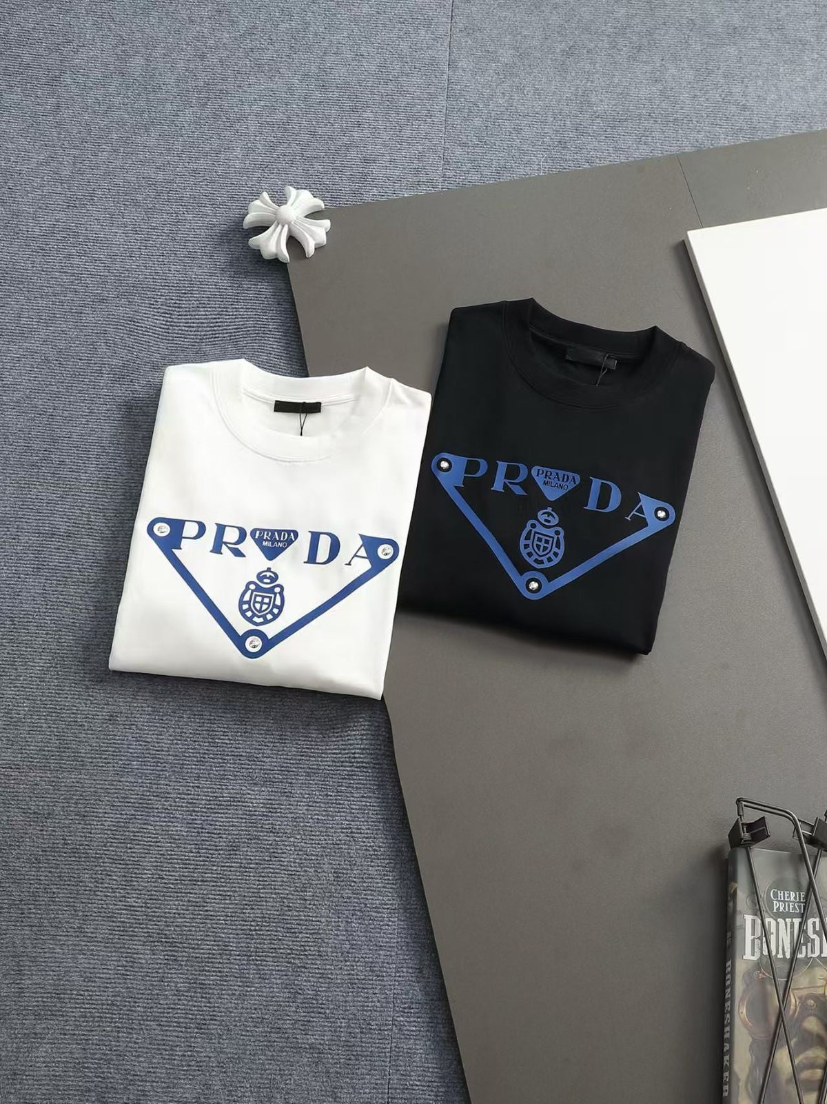 New printed letter short sleeved shirt