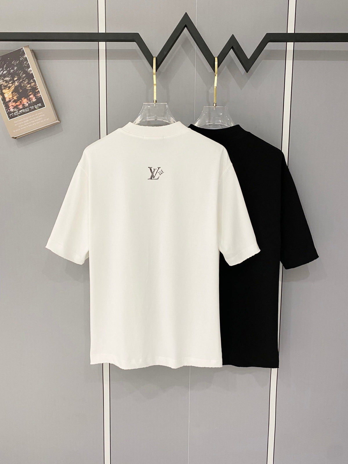 Classic letter printed pure cotton T-shirt -011