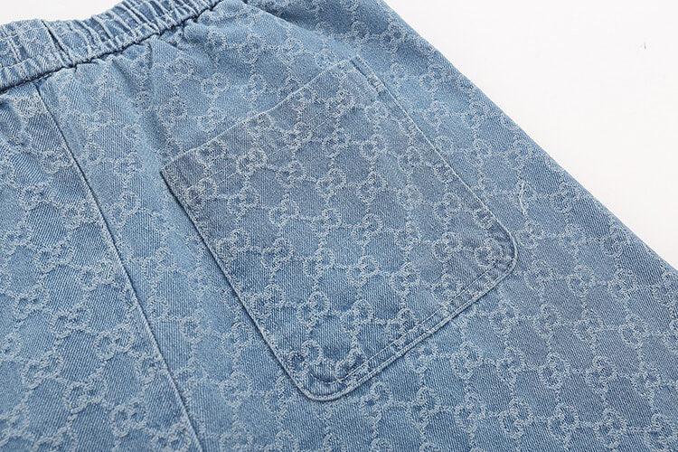 Denim All-Over Print T-Shirt