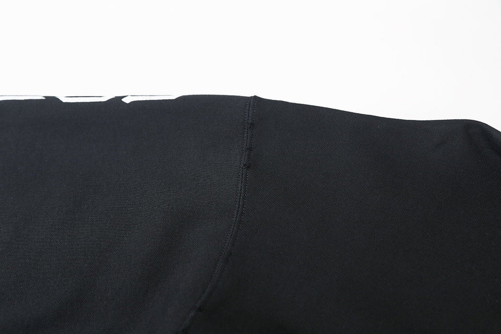 Crack printed hooded sweatshirt