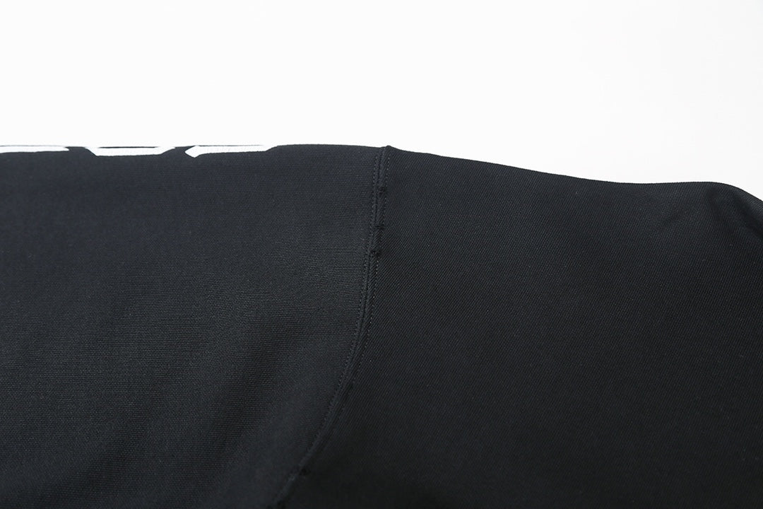 Crack printed hooded sweatshirt