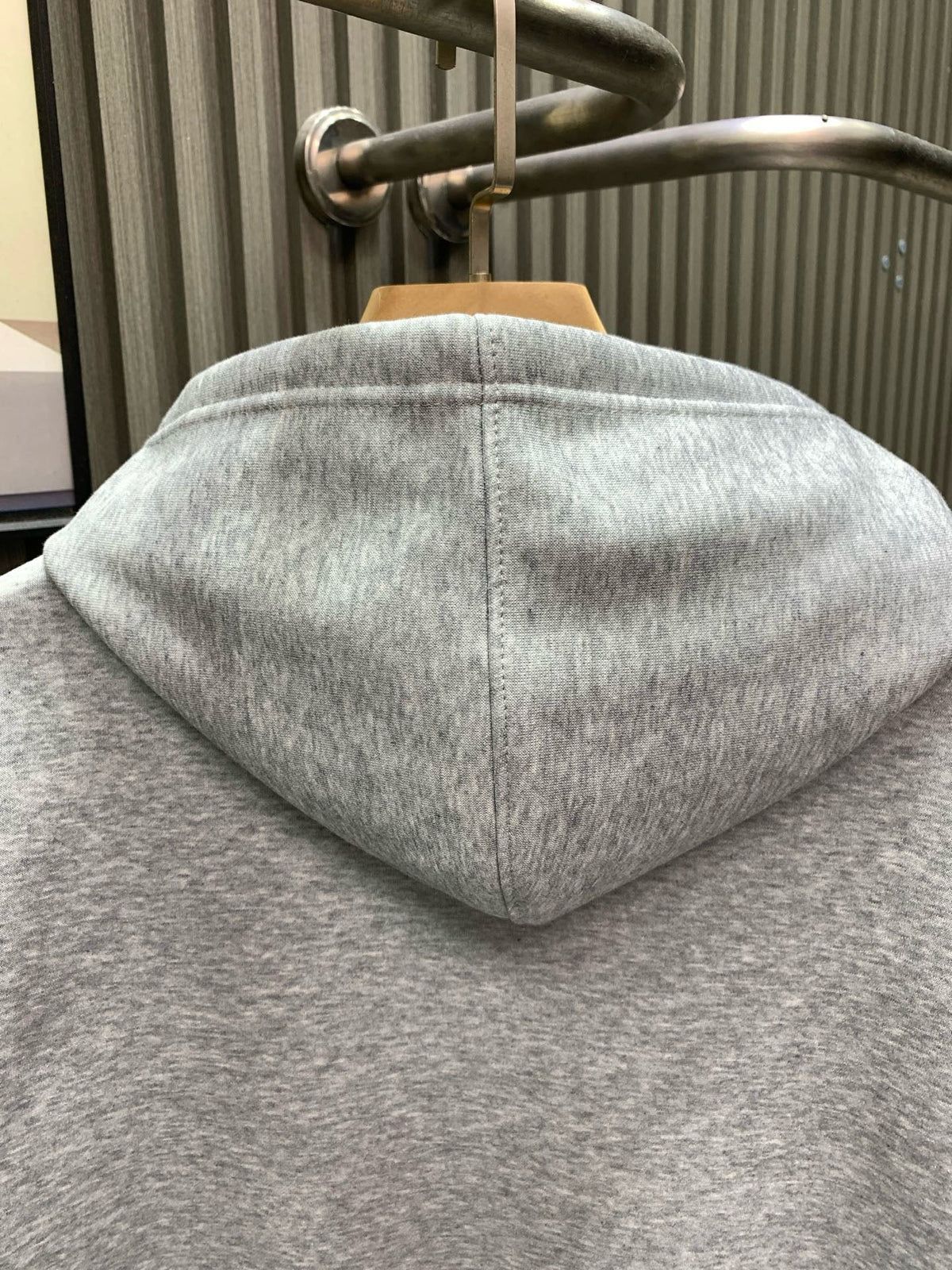 Double stranded cotton hoodie