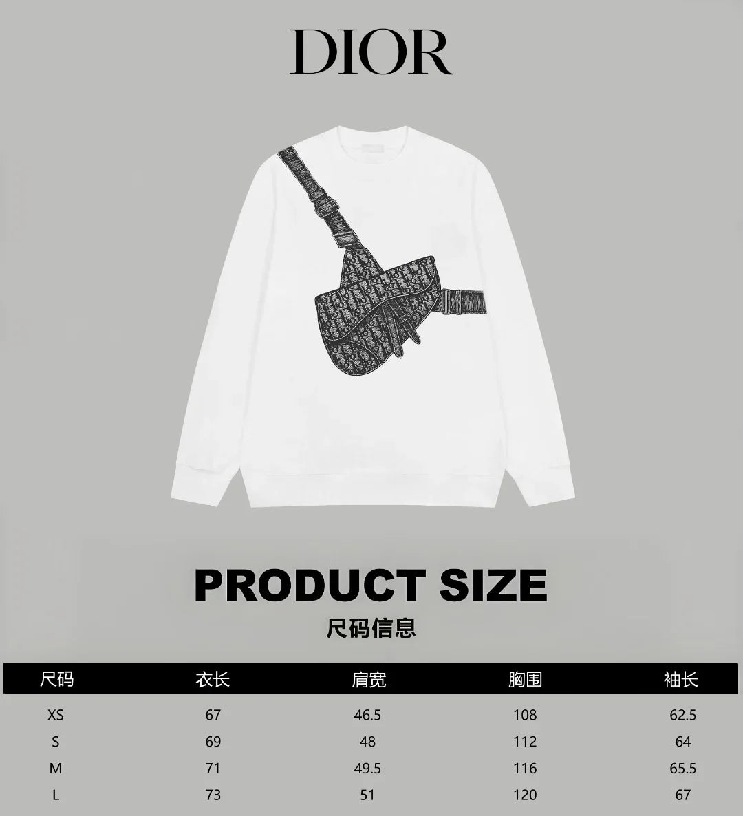 Printed looped long sleeved hoodie