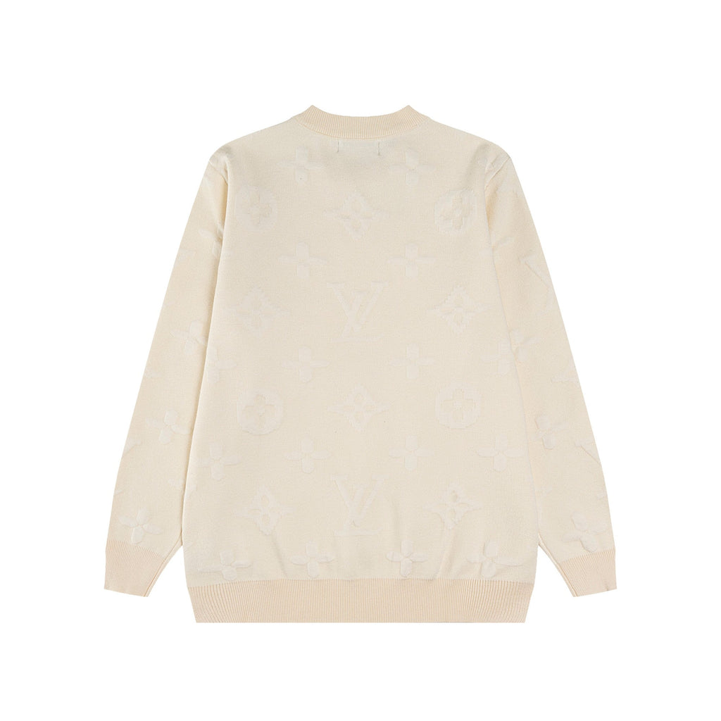 New jacquard wool knitted sweater sweater