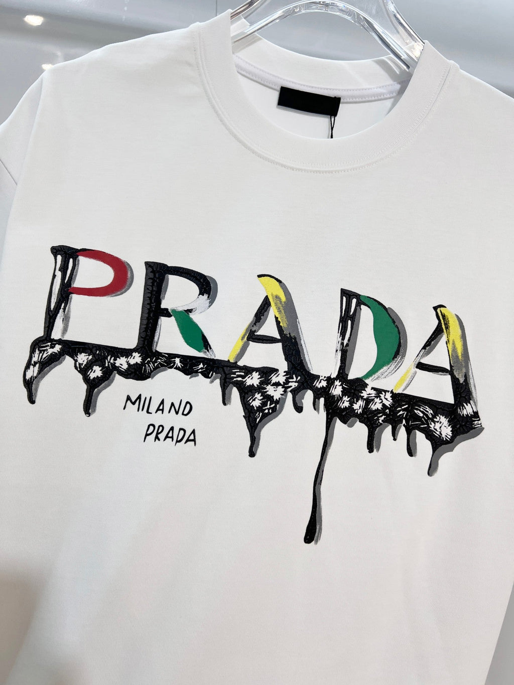 New painted graffiti letter short shirt
