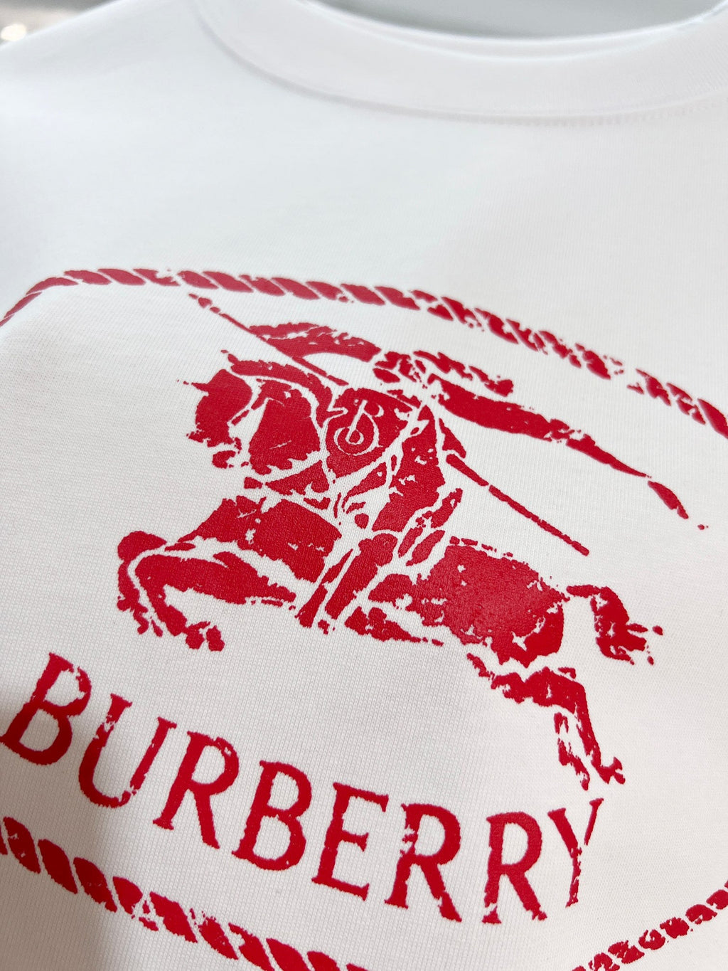New digital printed red T-shirt