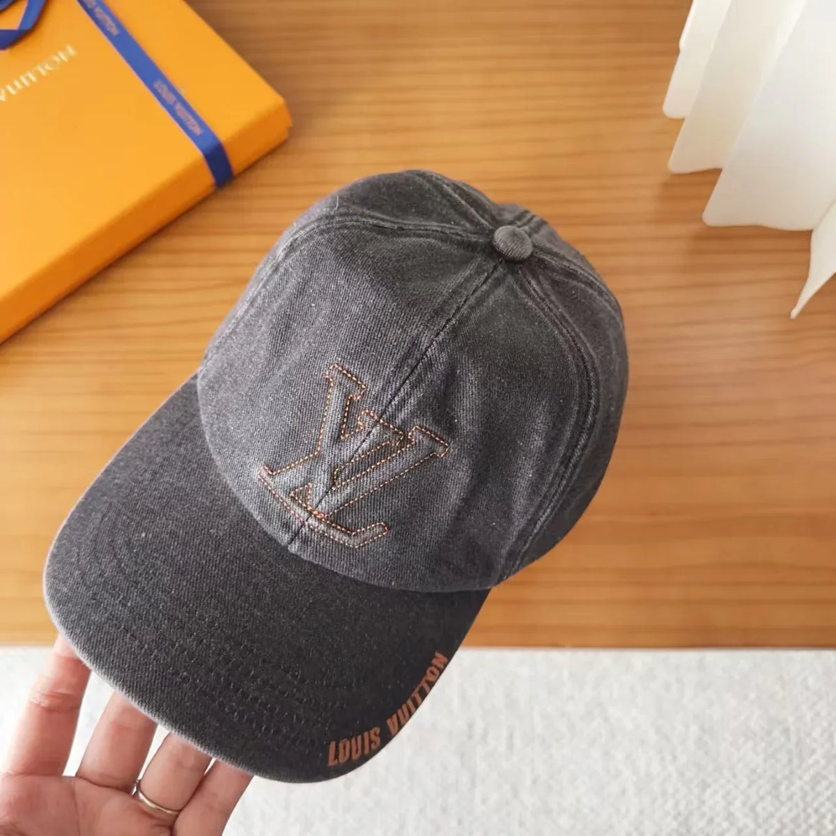 New denim hat