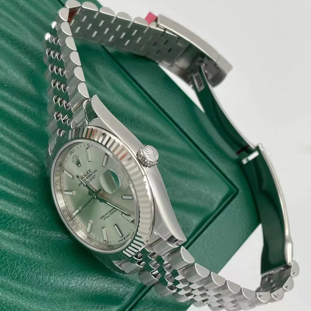 Classic Silver - White - 904L Steel - Automatic - 41mm