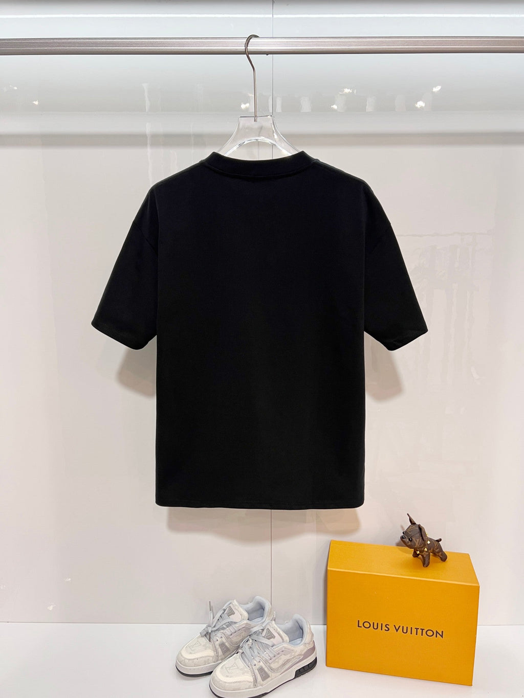 New silver letter short shirt