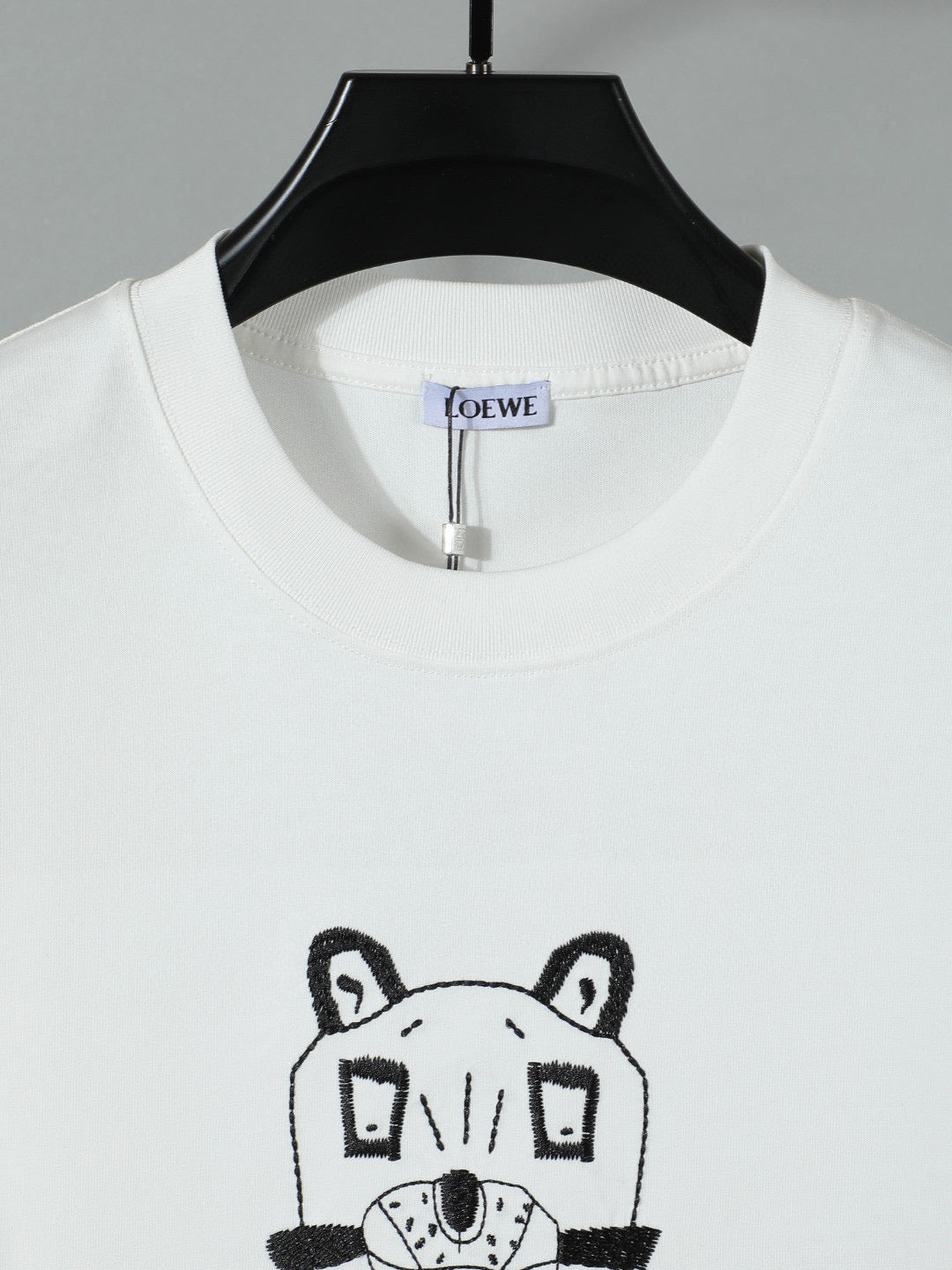 Super cute cartoon animal pattern short sleeved shirt