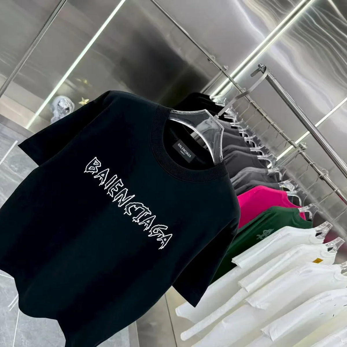 New flocking short sleeved T-shirt