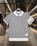 New color blocked polo shirt