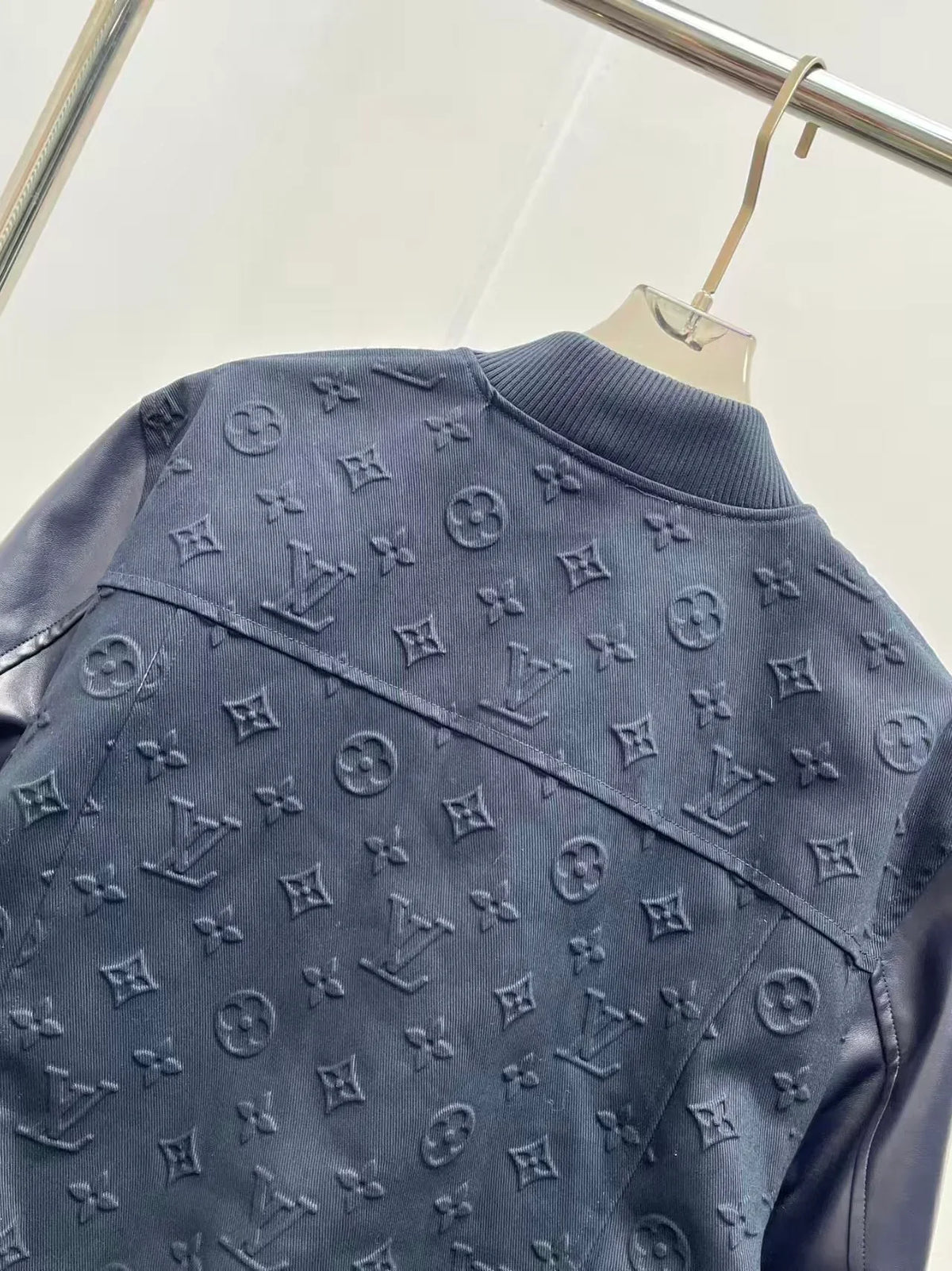 New embossed baseball jacket
