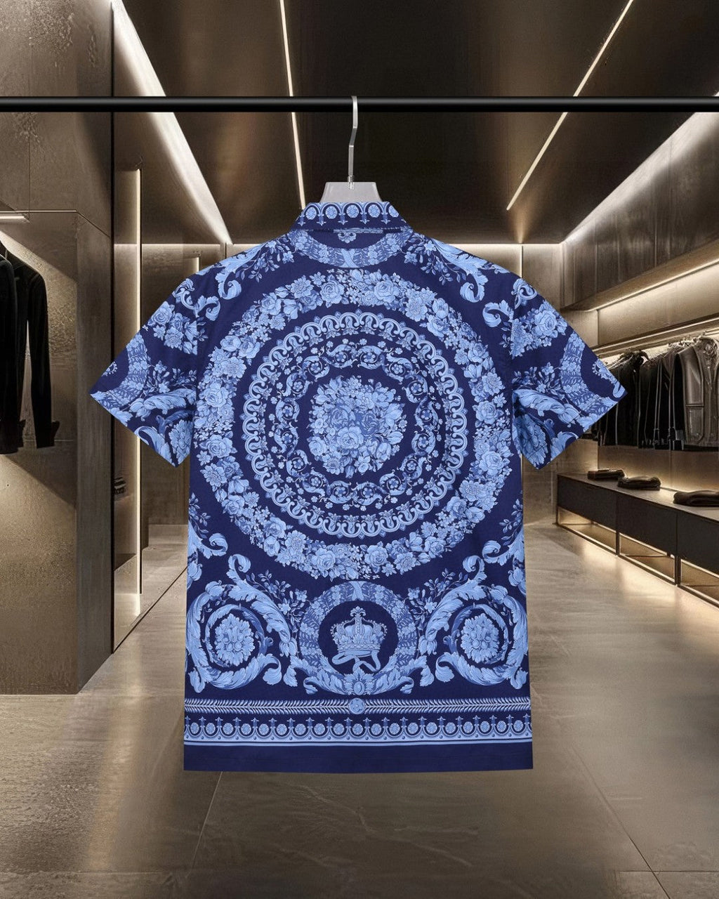 Palace style digital printed short sleeved shirt