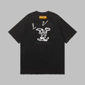 Cotton embroidered short sleeved T-shirt