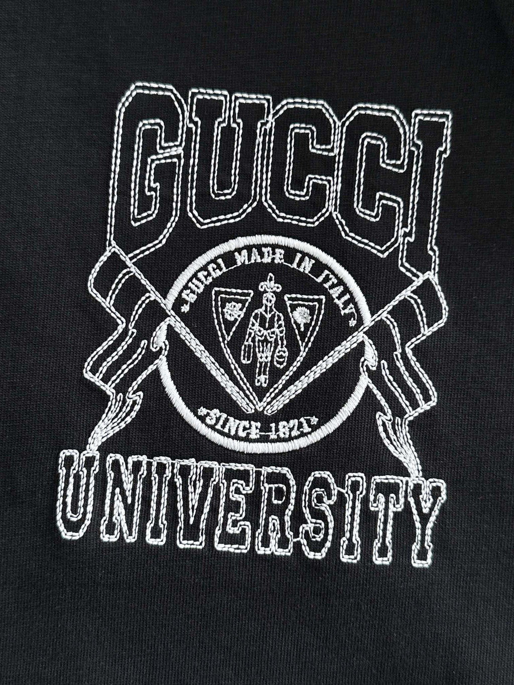 Back plush letter logo short sleeved t-shirt