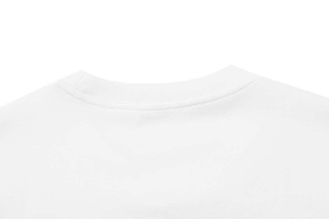 2026 new high-density embroidered green clover logo unisex short sleeved t-shirt