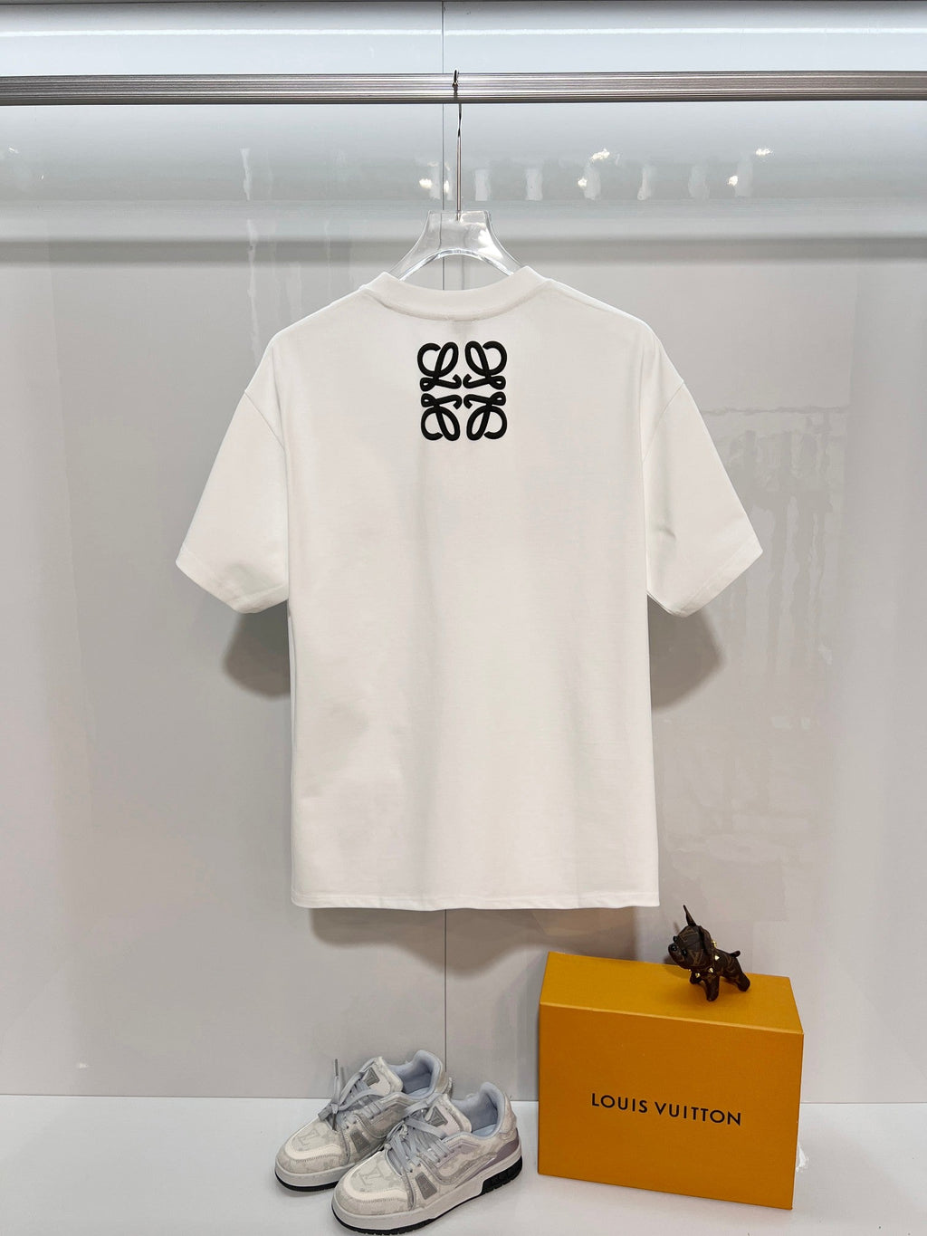 New foam letter short  shirt