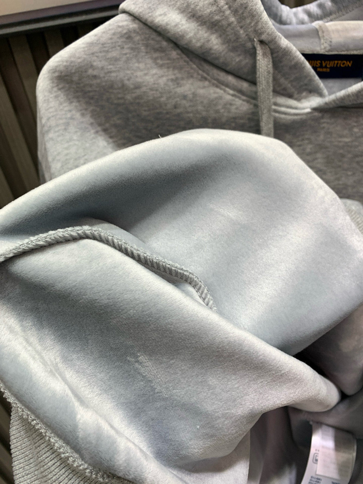 Double stranded cotton hoodie