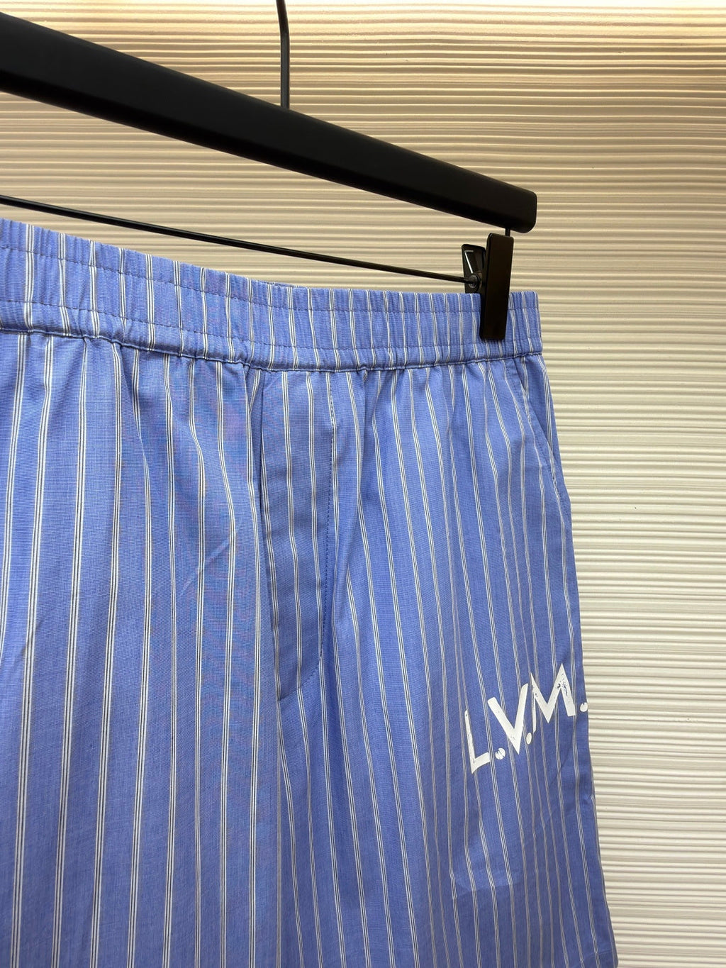 Striped jacquard printed shorts
