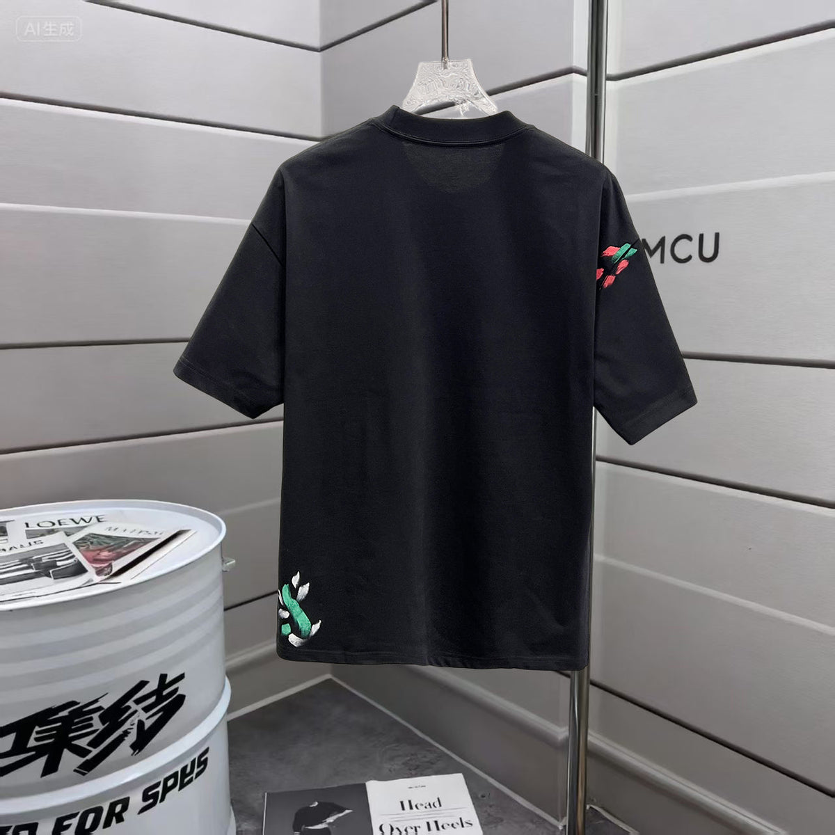 Cotton hand-painted T-shirt