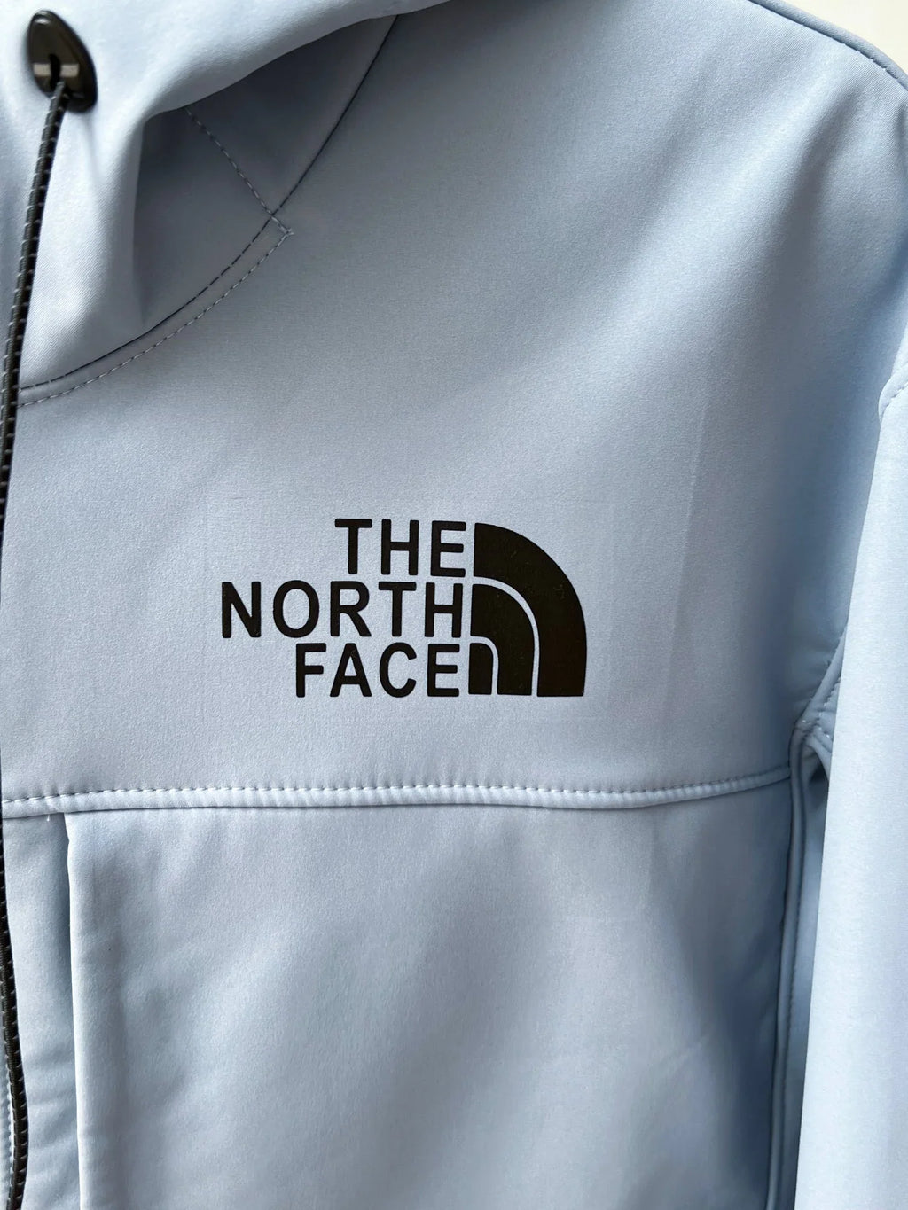 North side jacket, outdoor color blocked soft shell hooded fleece jacket