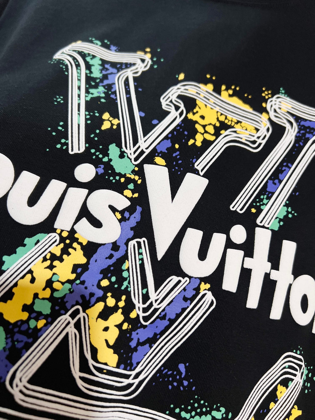 New painted letter short sleeved shirt