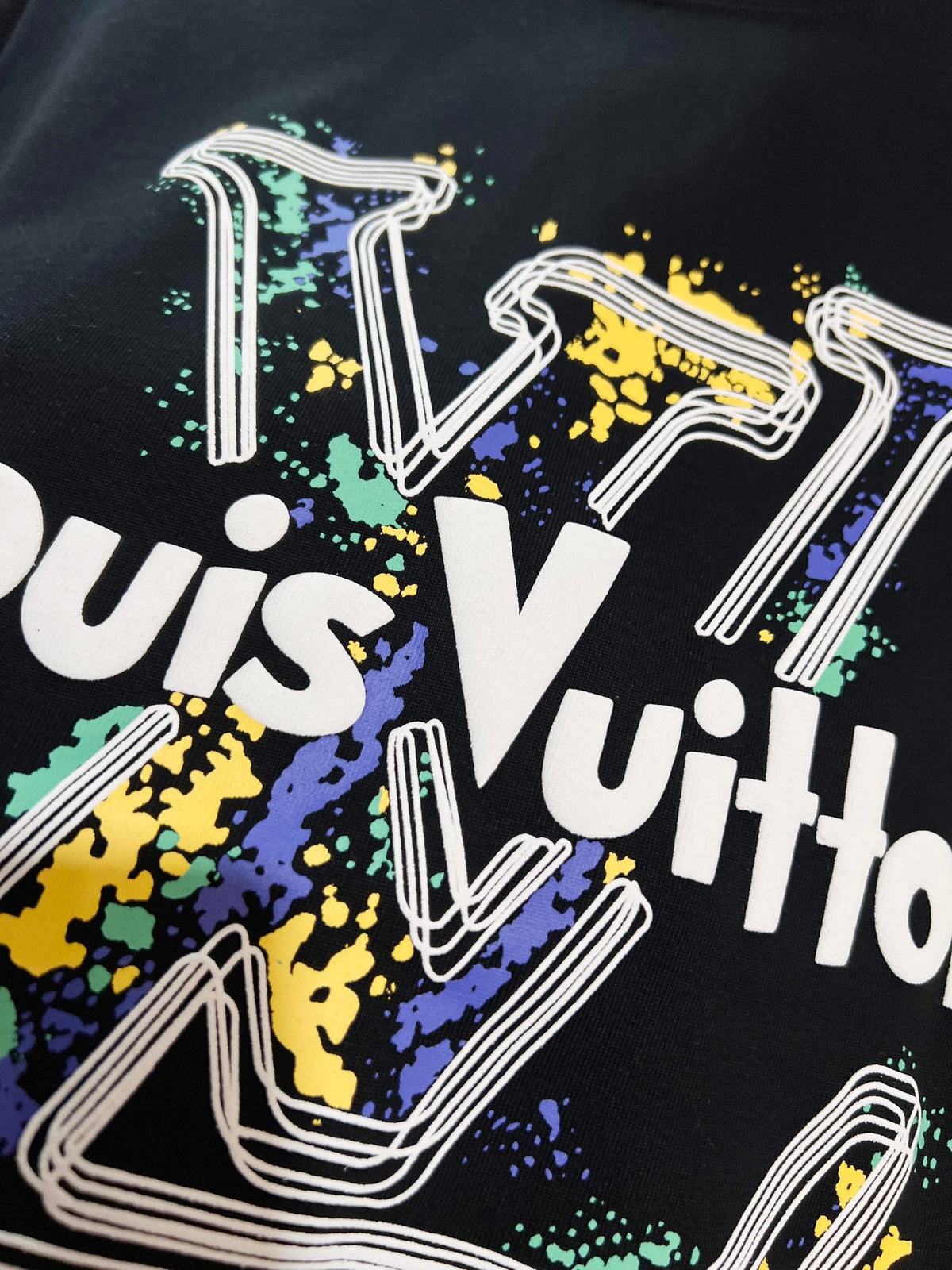 New painted letter short sleeved shirt
